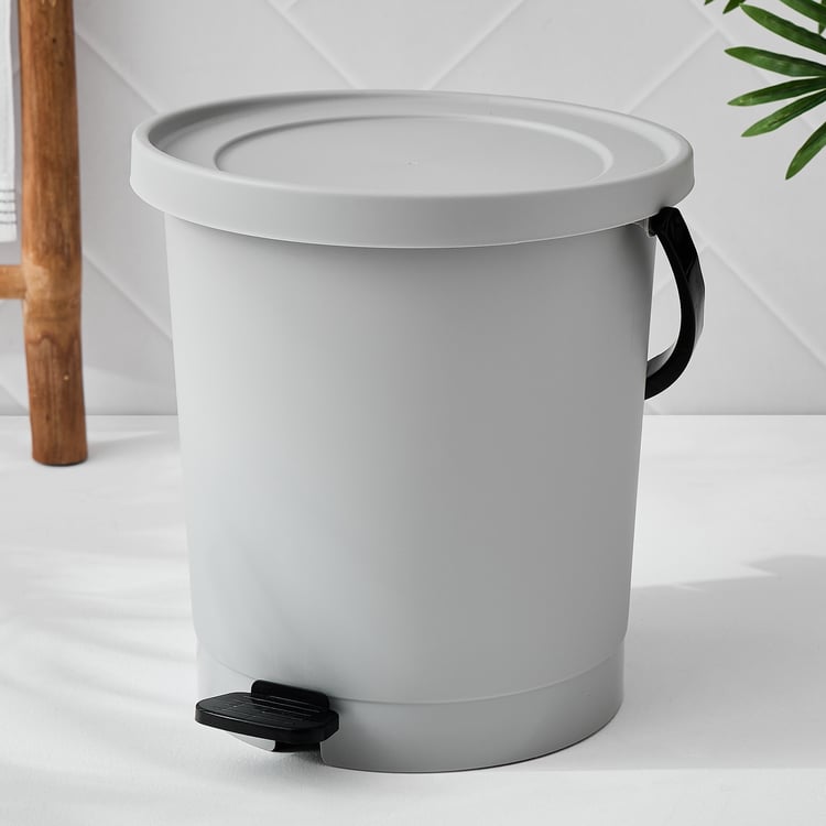 Sedona Crescent Polypropylene Pedal Waste Bin - 12L