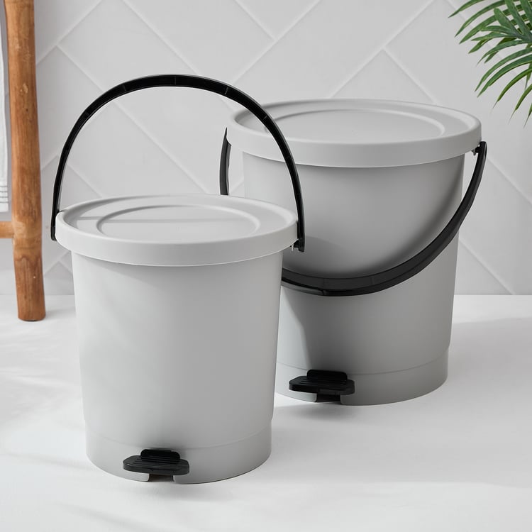 Sedona Crescent Polypropylene Pedal Waste Bin - 12L