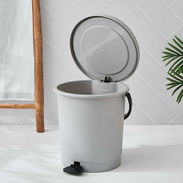 Sedona Crescent Polypropylene Pedal Waste Bin - 12L
