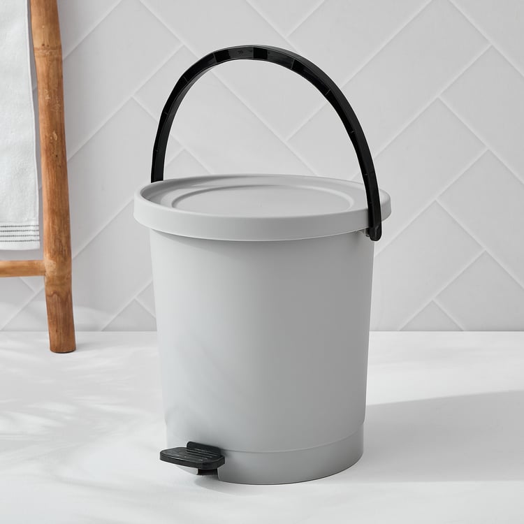Sedona Crescent Polypropylene Pedal Waste Bin - 12L