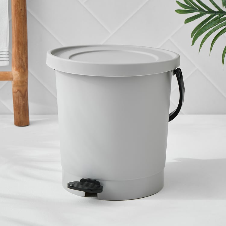 Sedona Crescent Polypropylene Pedal Waste Bin - 7L
