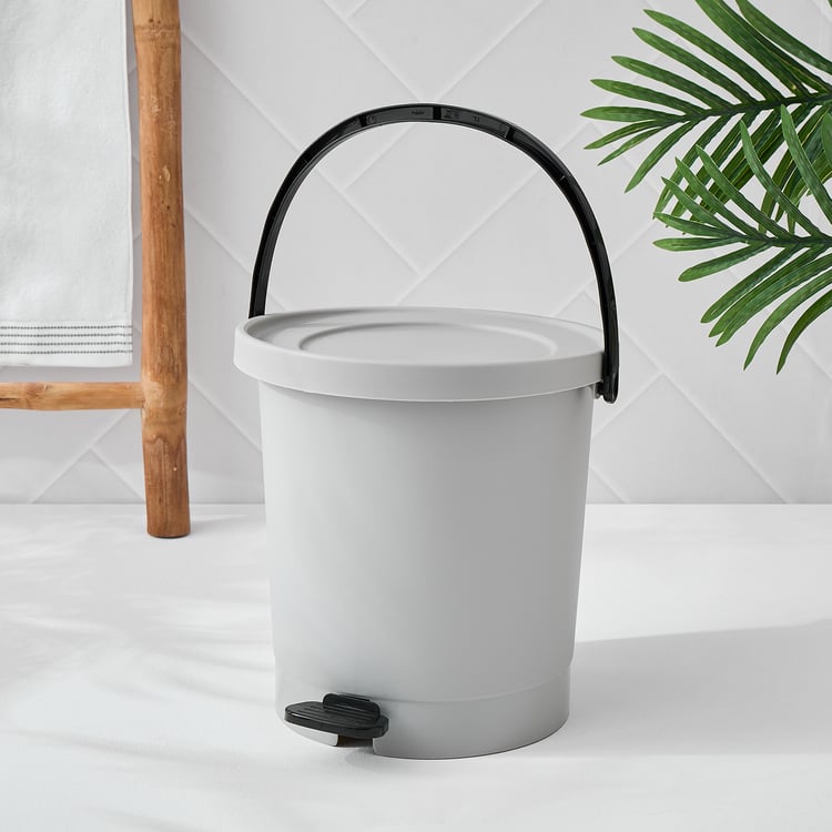 Sedona Crescent Polypropylene Pedal Waste Bin - 7L