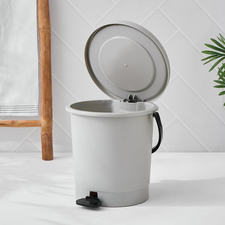 Sedona Crescent Polypropylene Pedal Waste Bin - 7L