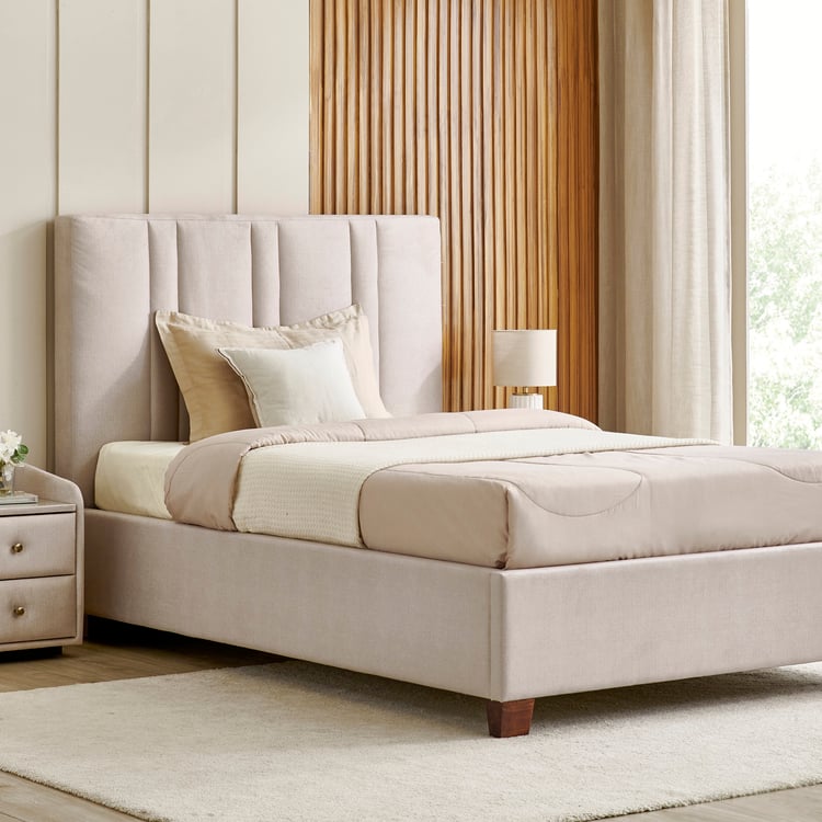 Stellar Elite NXT Ameila Teen Bed with Hydraulic Storage - Beige