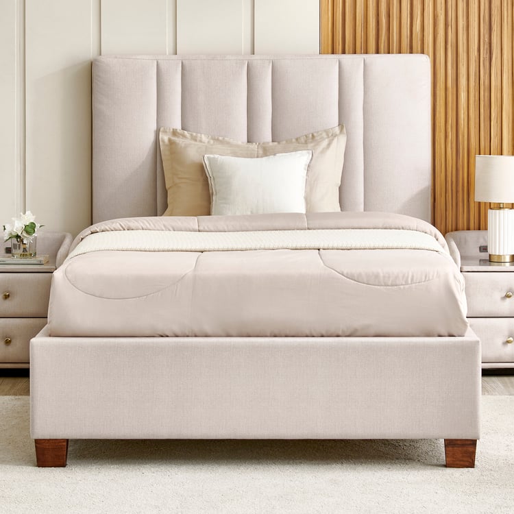 Stellar Elite NXT Ameila Teen Bed with Hydraulic Storage - Beige