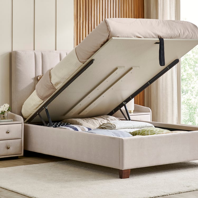 Stellar Elite NXT Ameila Teen Bed with Hydraulic Storage - Beige