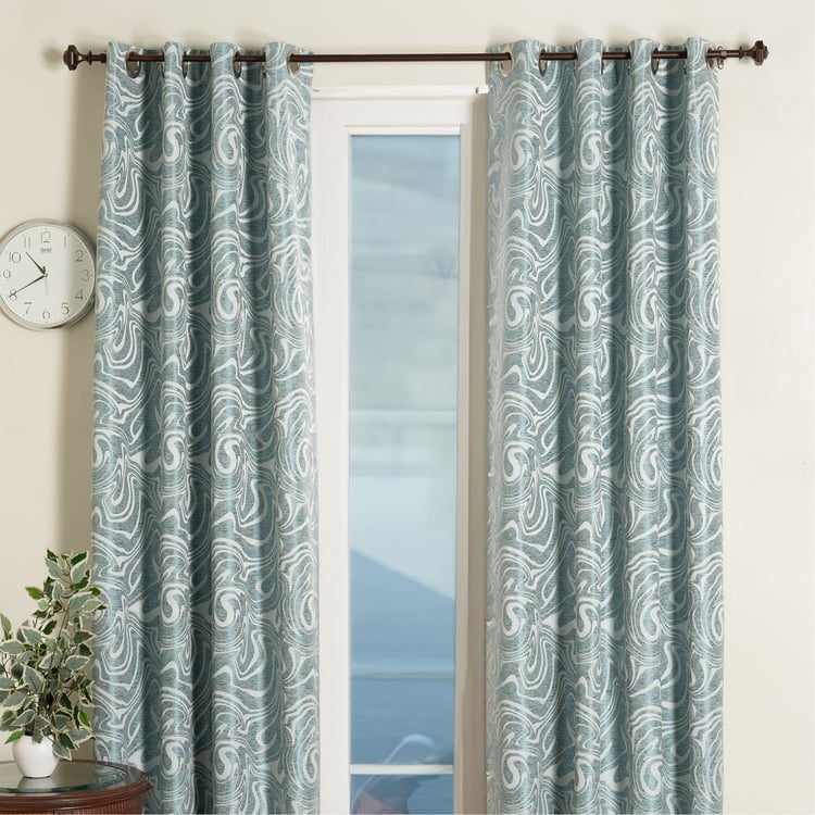 DECO WINDOW Extendable Single Curtain Rod - 19mm, Brown (44-120in)