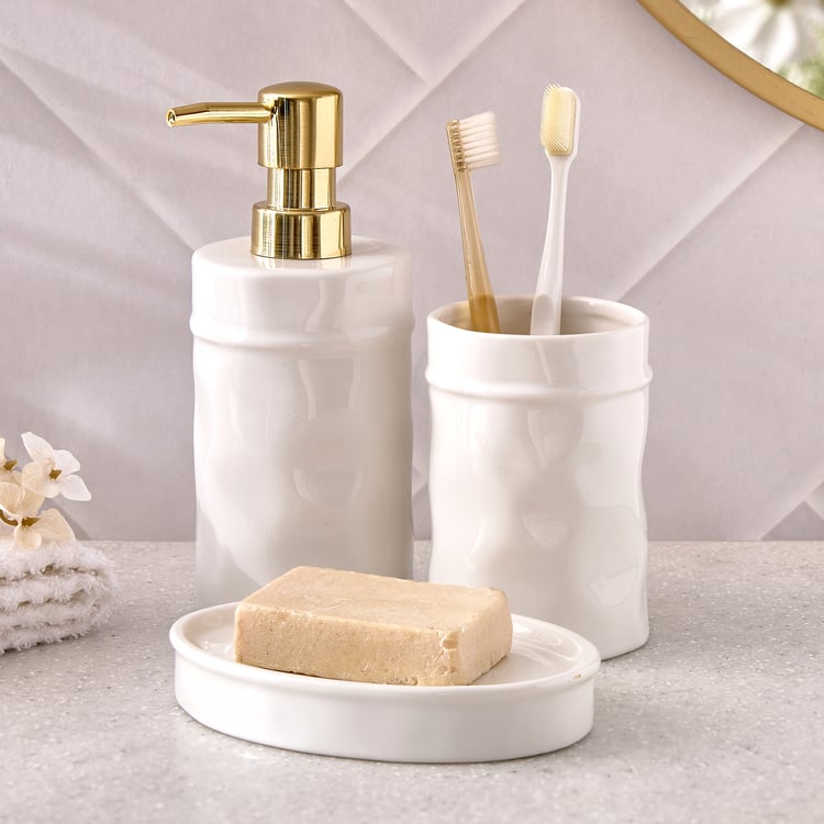 Opulence Amorph Ceramic Soap Dispenser - 370ml