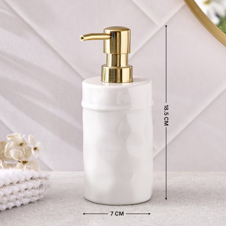 Opulence Amorph Ceramic Soap Dispenser - 370ml