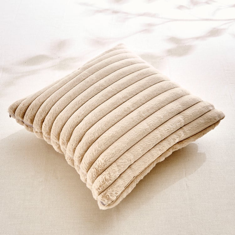 Carrera Ribbed Filled Cushion - 45x45cm