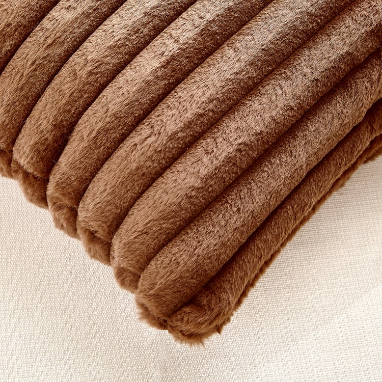 Carrera Ribbed Filled Cushion - 45x45cm