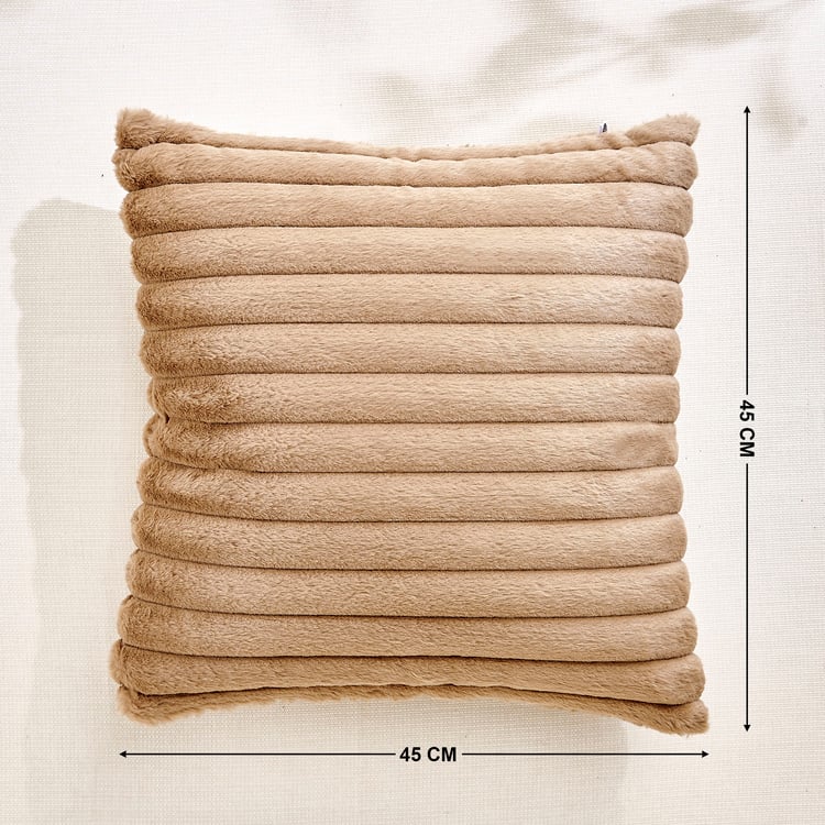 Carrera Ribbed Filled Cushion - 45x45cm