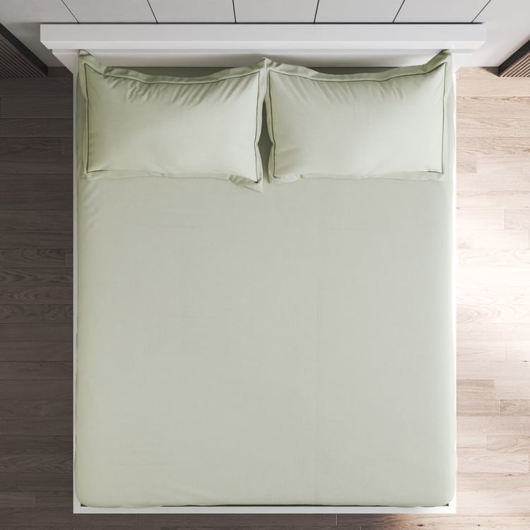 Sienna Cotton 144TC 3Pcs Super King Bedsheet Set