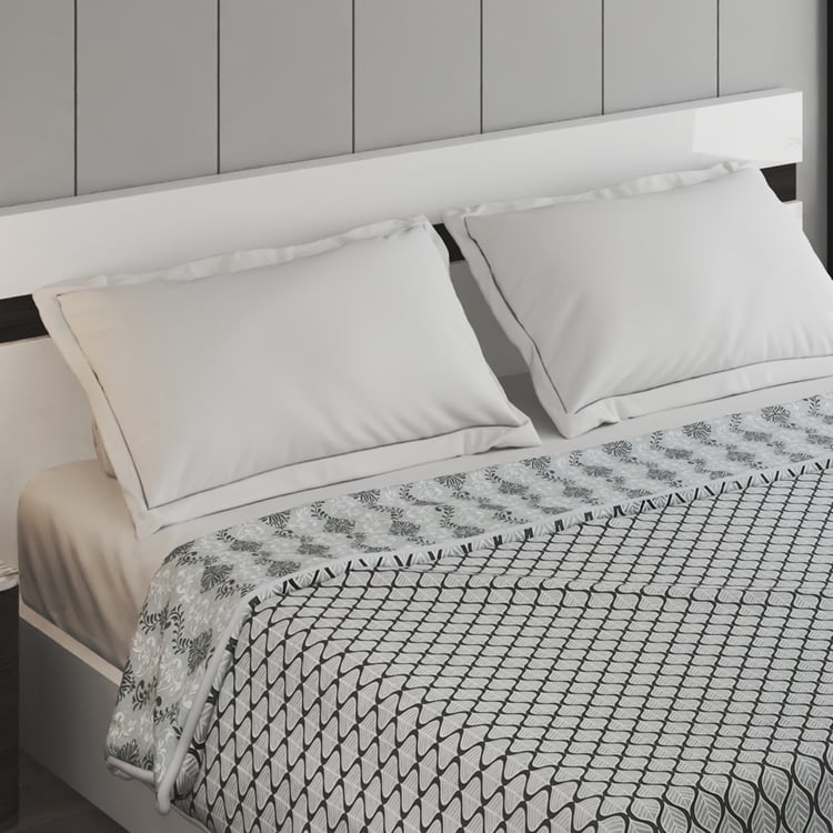 Belmont Marcos Cotton Printed Reversible Double Dohar