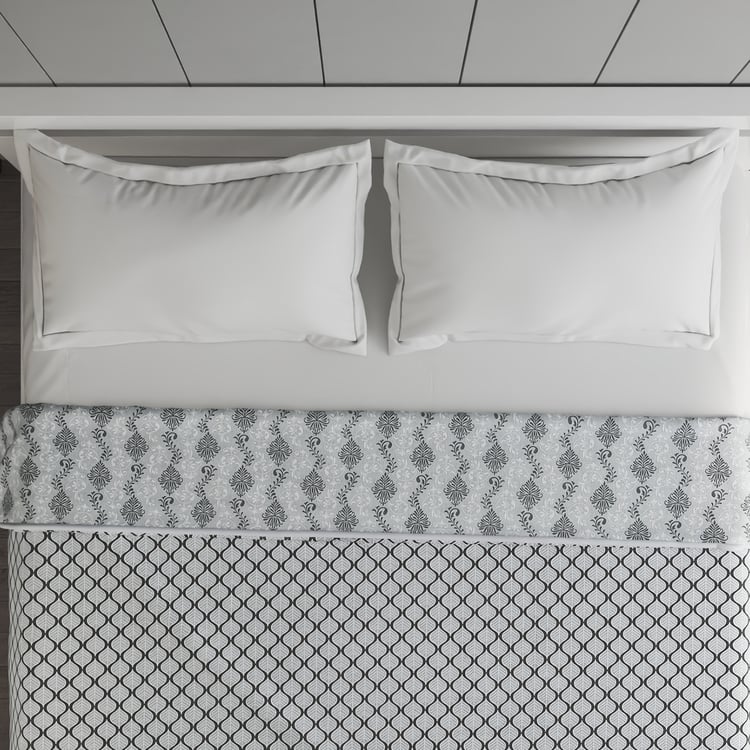 Belmont Marcos Cotton Printed Reversible Double Dohar