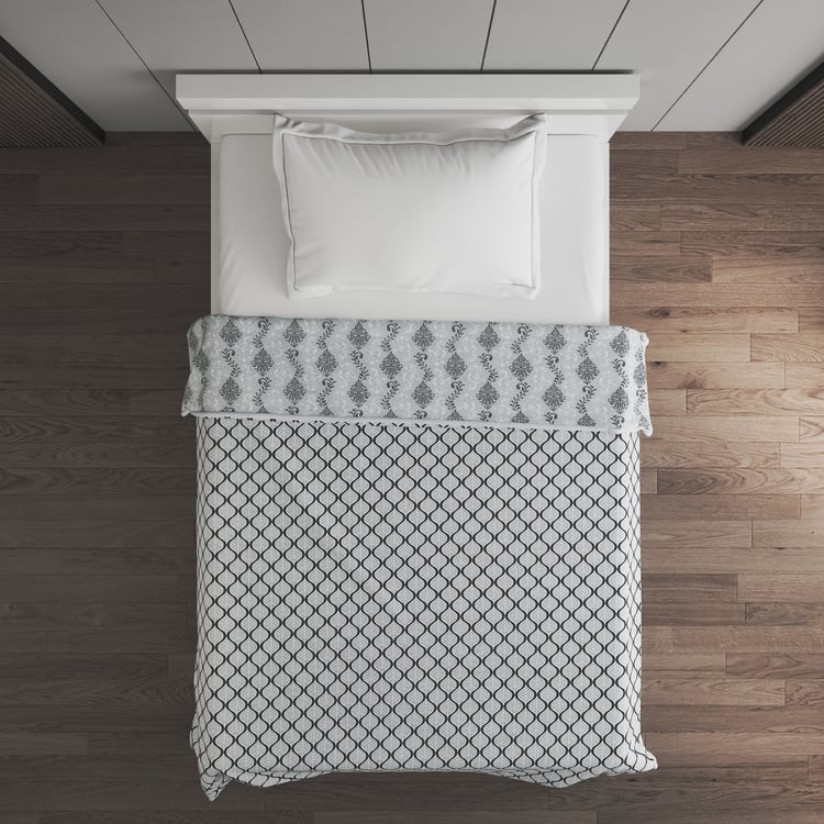 Belmont Marcos Cotton Printed Reversible Single Dohar