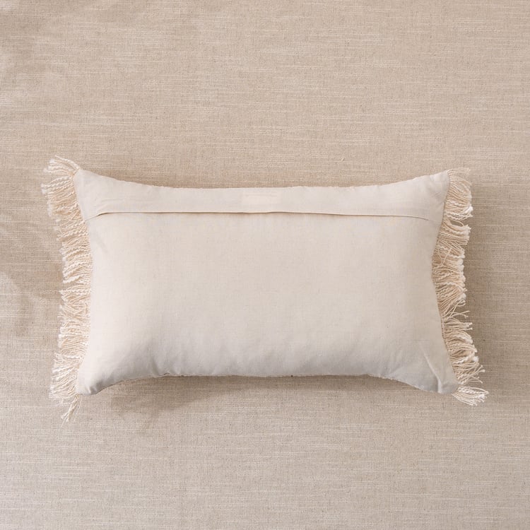 Florin Embellished Filled Cushion - 50x30cm