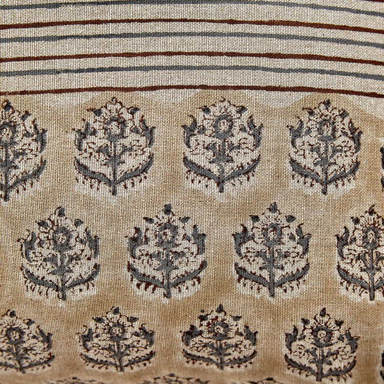 Bagh Phool Printed Cushion Cover - 45x45cm