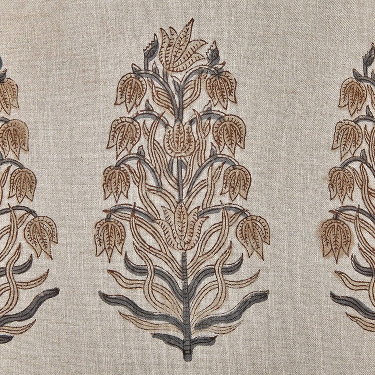 Bagh Pine Printed Cushion Cover - 45x45cm