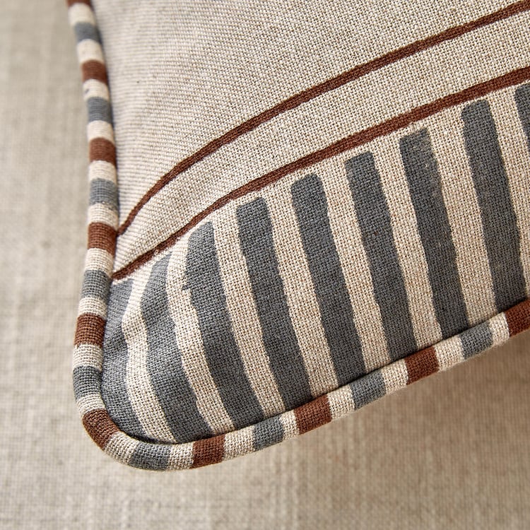 Bagh Pine Printed Cushion Cover - 45x45cm