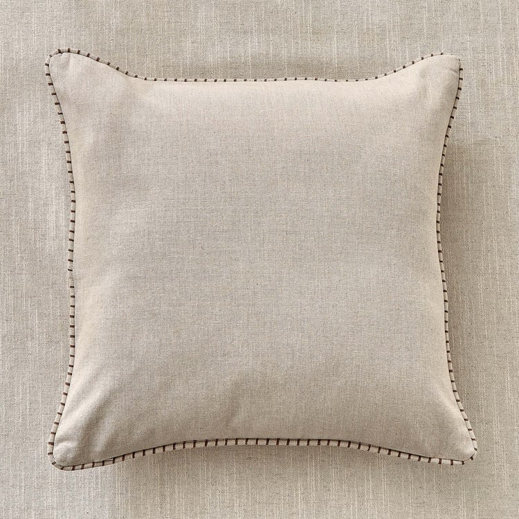 Bagh Flange Floral Print Cushion Cover - 45x45cm