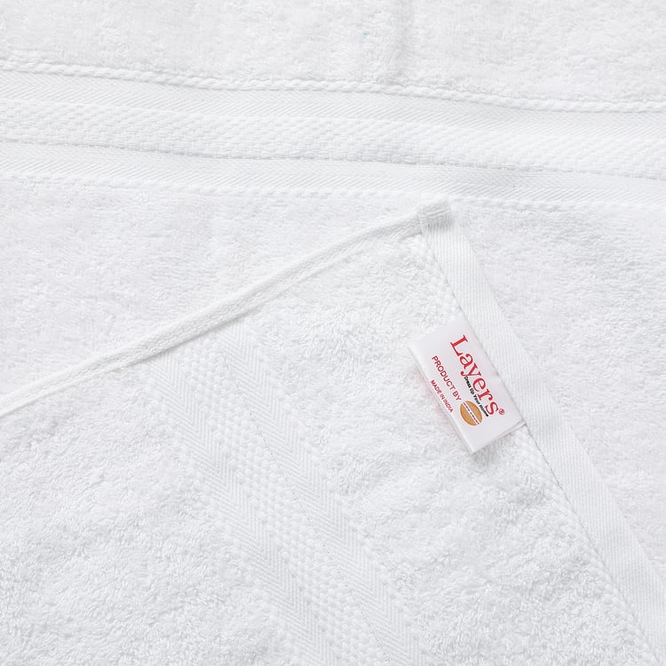 LAYERS Aqua Plush Set of 2 Cotton Bath Towels - 150x75cm