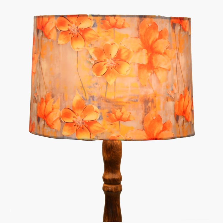HOMESAKE Rekh Solid Wood Floor Lamp