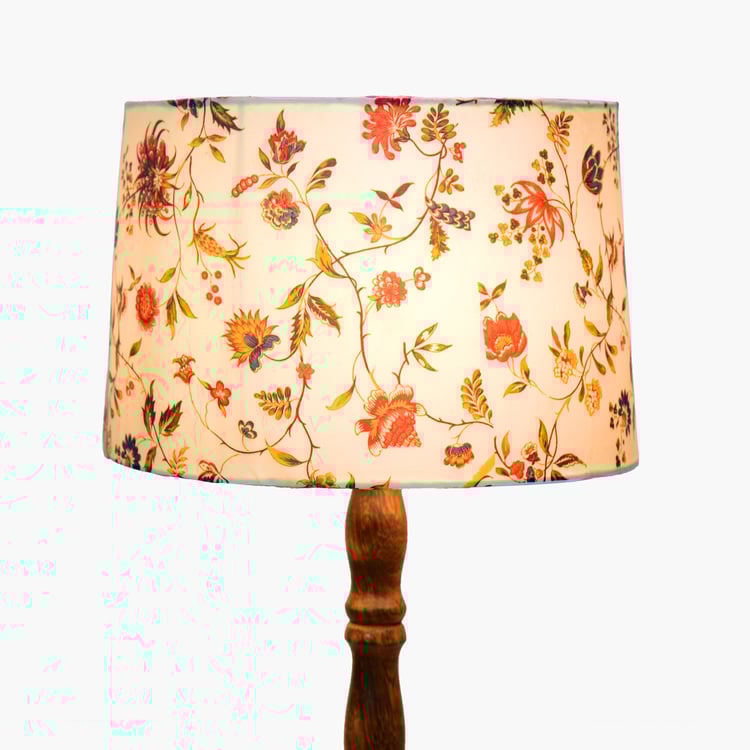 HOMESAKE Rekh Solid Wood Floor Lamp