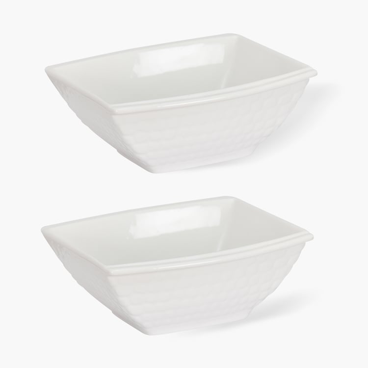 HOMESAKE Set of 2 Porcelain Serving Bowls - 450ml