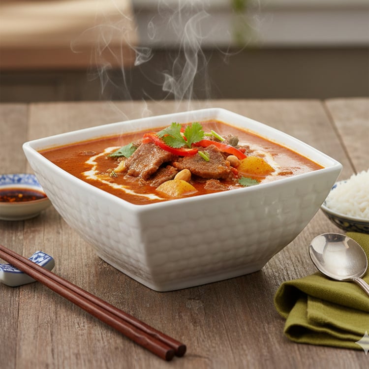 HOMESAKE Set of 2 Porcelain Serving Bowls - 450ml