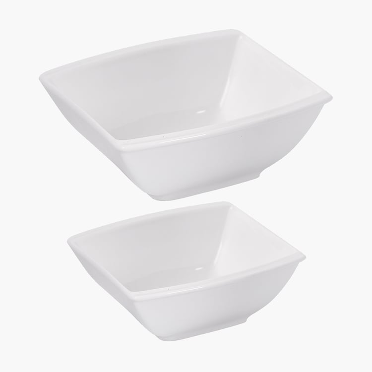 HOMESAKE Set of 2 Porcelain Serving Bowls