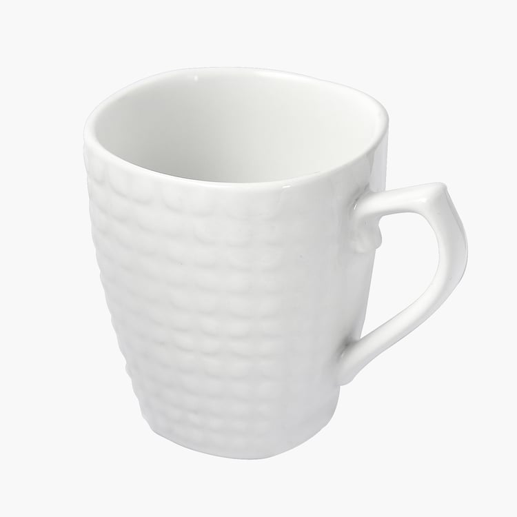 HOMESAKE Set of 6 Porcelain Coffee Mugs - 355ml