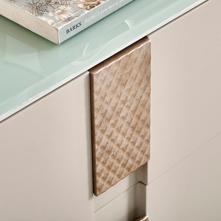 Stellar Elite NXT Bedside Table with Drawers - Greige
