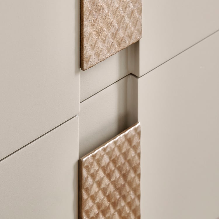 Stellar Elite NXT Bedside Table with Drawers - Greige