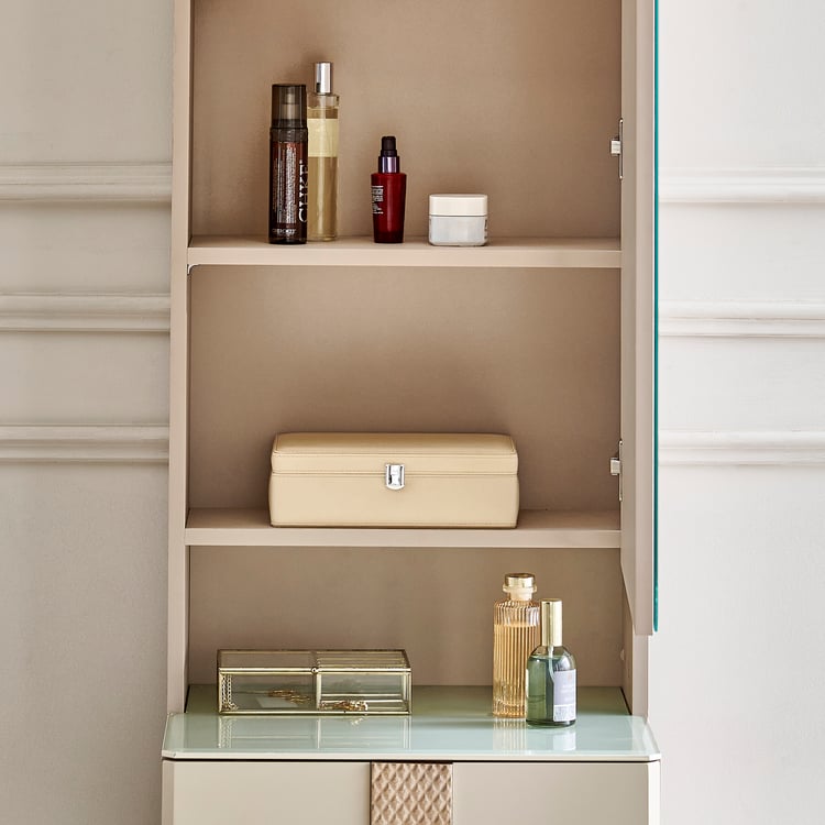 Stellar Elite NXT Dresser Mirror with Drawers - Greige