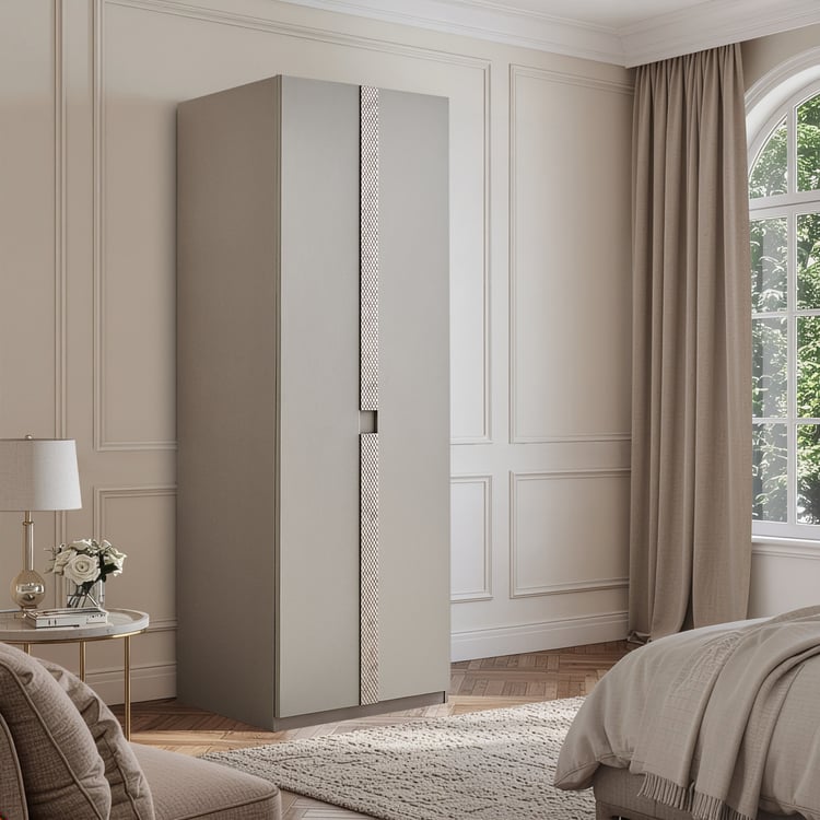 Stellar Elite NXT 2-Door Wardrobe - Greige