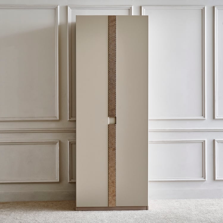 Stellar Elite NXT 2-Door Wardrobe - Greige