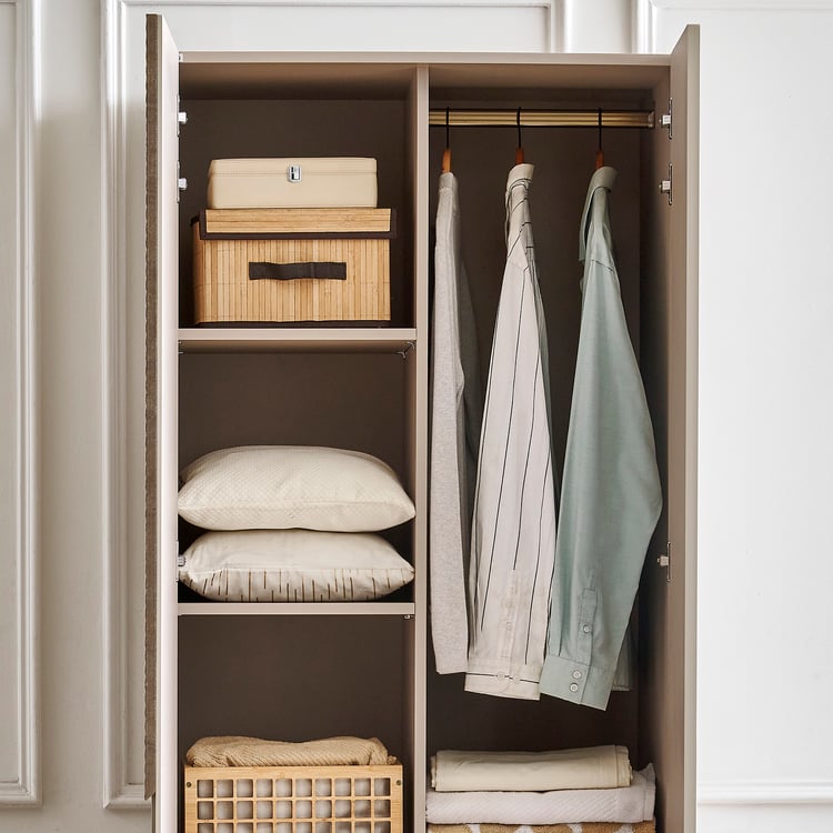 Stellar Elite NXT 2-Door Wardrobe - Greige