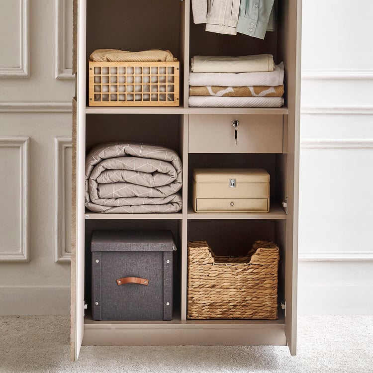 Stellar Elite NXT 2-Door Wardrobe - Greige