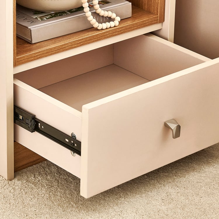 Nesta Bedside Table with Drawer - Walnut