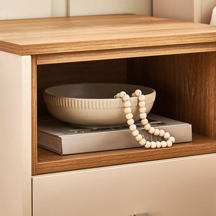 Nesta Bedside Table with Drawer - Walnut