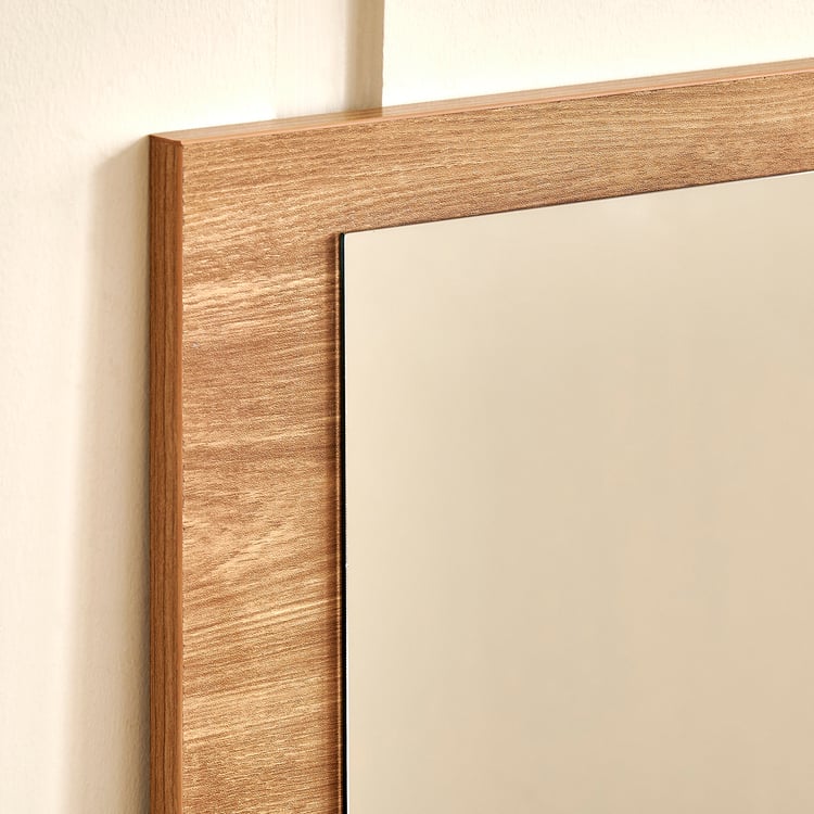 Nesta Dresser Mirror with Stool - Walnut