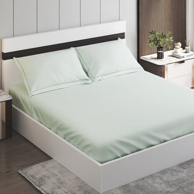Eco Luxe Bamboo 300TC Sateen 3Pcs King Fitted Bedsheet Set
