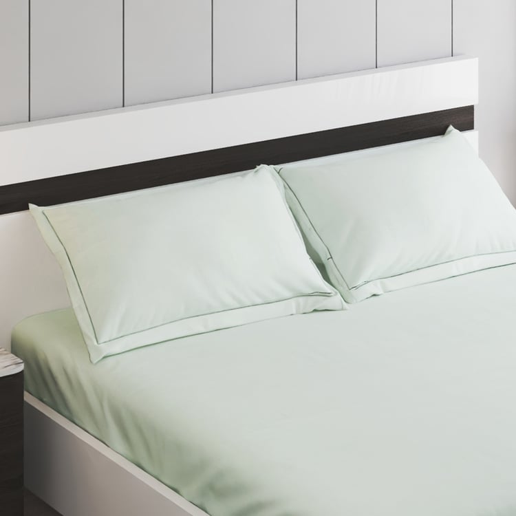 Eco Luxe Bamboo 300TC Sateen 3Pcs King Fitted Bedsheet Set