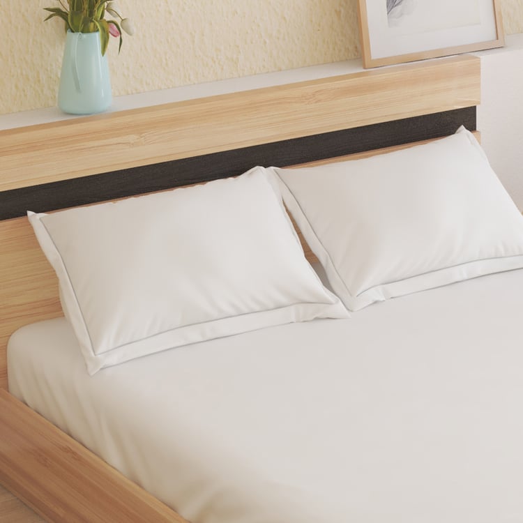 Eco Luxe Bamboo 300TC Sateen 3Pcs King Fitted Bedsheet Set