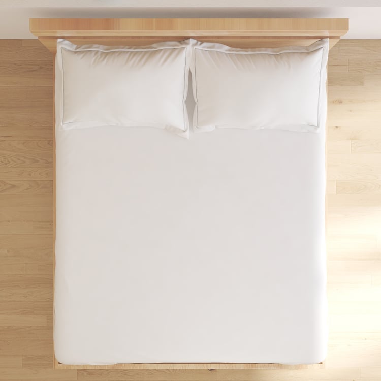 Eco Luxe Bamboo 300TC Sateen 3Pcs King Fitted Bedsheet Set