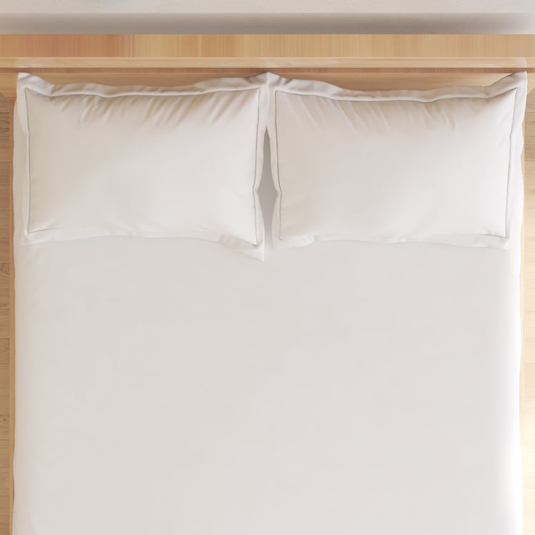 Eco Luxe Bamboo 300TC Sateen 3Pcs King Fitted Bedsheet Set