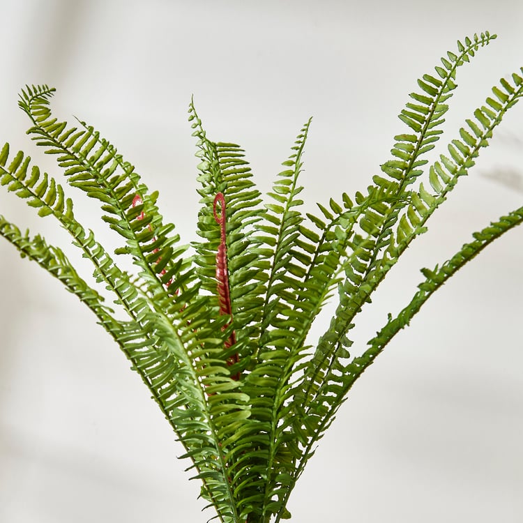 Corsica Gloria Classic Fern Artificial Plant in Ceramic Pot