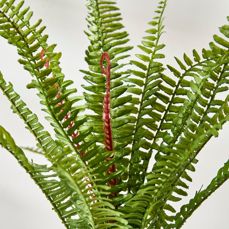 Corsica Gloria Classic Fern Artificial Plant in Ceramic Pot