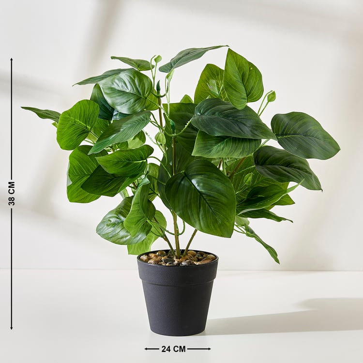 Corsica Gloria Artificial Philodendron Plant in Pot